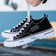 Trendy Black Casual Sneakers for Men and Boys: Style Meets Comfort | Sports Shoes | Shoes | Shoes or Man | Casual Shoes | Men's Shoes |