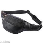 Znw-Enterprise-Waist-Bag-For-Men & Women-Leather-Zipper Closure-Adjustable Straps-Stylish waist bag
