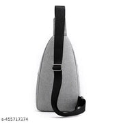 Fashionable Cross Body Bag for Men, women Stylish Shoulder Bag Chest Bags for travel CHEST BAG (Grey)