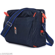 MIOS Essentials Men's Sling Bag Stylish Cross Body Travel Office Business Messenger Bag for MEN & WOMEN (WATERPROOF) (BLUE) LARGE SIZE 6L