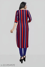 Women's Ethnic Straight Kurti For  Ladies