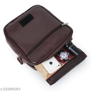 Pu Leather Shoulder Bag for Men