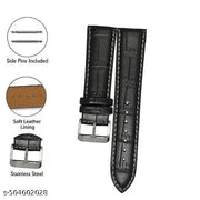 22mm Blue 8 Colors Leather Watch Band, Genuine Leather Replacement Wrist Strap for Men & Smart Watch for All 22mm