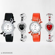Fancy Women Analog Watches Combo With Braslate