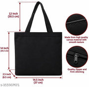 BLACK TOTE BAG