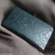 Trendy Classic Wallet For Women Black