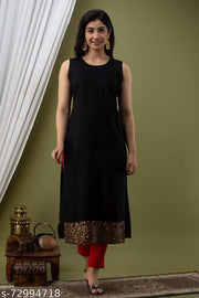 Zyla straight kurta with short jacket.