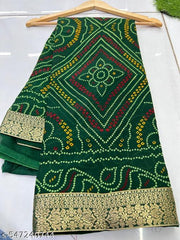 BANDHANI SAREE, GEORGETTE SAREE, CHUNRI SAREE, BANDHEJ SAREE, NEW SAREE, SAREE UNDER 300, SAREE UNDER 350, SAREE UNDER 400, TRENDING SAREE