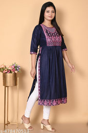 New Trendy Embroidered Kurti For Woman