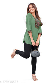 Women Short Kurti new Trendy Short Kurti For Girls