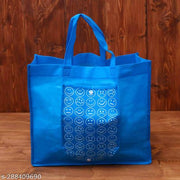 Nc Navarang  Set of 6 Foldable Reusable Bags Smiley Printed Bags