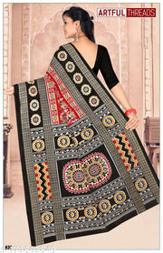 Pure cotton Sambalpuri printed saree pasapalli ikat