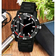 AV Pati New Black Pu Men Watch