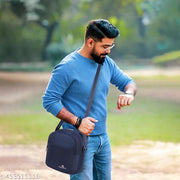 YESSBENZA Men Sling Bag Men's Sling Bag Medium Size Travel Crossbody Office Passport Messenger Bags