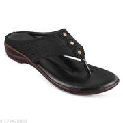 Unique Design Black Slippers Flats Heel Ladies Ankle Strap The Shoe Has an ankle strap, which provides Extra Comfortable Flats Sandal Modern Women Flats Stylish Women Flats Latest Alluring Women