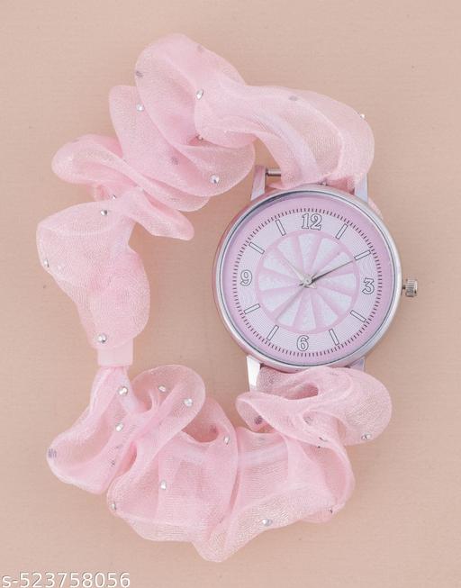 Analog Scrunchie Watch For women and Girls