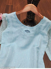 Daily Wear Luxurious Embroidered Heavy Net Kurtis with Sequins and Lining for Women