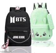 Printed School Backpack for Girls | Stylish and Trendy Casual Backpack Combo pack of