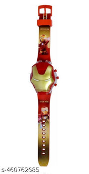 Music Play & Glowing Light Cartoon Cap Cover Digital Watch - For Girls and Boys