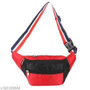 ROCKZONE Hiking Travelling Trekking Sports Waist Pouch Cycling Walking Running Bag Chest Waist bag  (Red, Black)