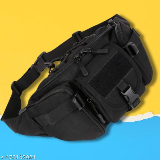 Black waist bag