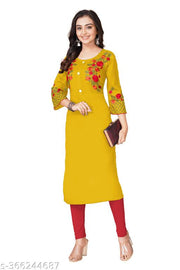 Woman Sleeeve Work Kurti