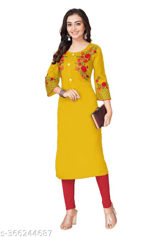 Woman Sleeeve Work Kurti