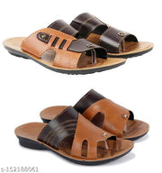 Combo Pack of 2 Slippers for Men