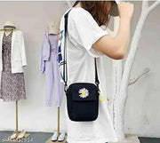 MessengerBag-Black Sling Bag  (Black, 1.5 L)