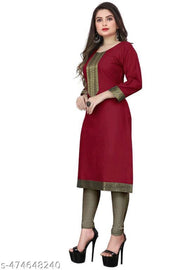 Nav Nidhi Cration Stylish & Comfortable Kurtis for Every Occasion – Trendy, Elegant, and Versatile Cotton & Embroidered Designs for Women