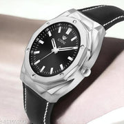 Lorenz Men's Fashion Stainless Steel Case Silver-Black Analog Watch for Men | MK-4023R