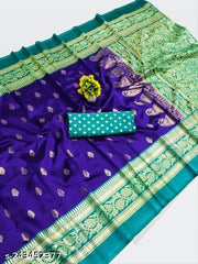 Kanooda Prints Fancy Women's Mysore Art Silk Printed Sarees.