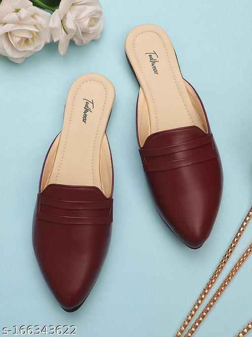D strap Fancy Mules Bellies & Ballerinas, Flat sandals, New Model sandals for Girls, Open Back Sandals and Jutis