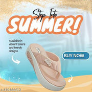 Vintex Women Sandals for Women Stylish Casual Comfortable Daily Wear Footwear, Trendy Flat Open Toe Slip-On Sandals for Ladies, Lightweight Soft Sole Walking Sandals for Office, College, Travel and Everyday Use (614-PINK PLATFORMS SANDAL FOR WOMEN)