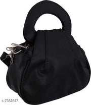 Beautiful Women's Black PU Slingbag
