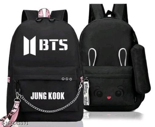 Printed School Backpack for Girls | Stylish and Trendy Casual Backpack Combo pack of