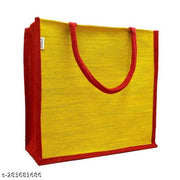 Juteka Multicolor, Eco Friendly, Multipurpose Jute Bag with Zipper Closure