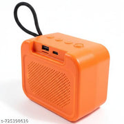 GeneCore Mini Pocket Bluetooth Speaker with RGB LED Light, USB/TF Card Slot & Type-C Charging Assorted  Colours