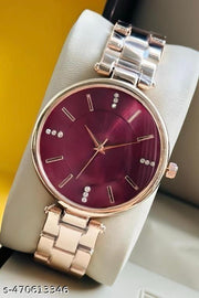 CNNIX Newly Arrived Metal Women Watch for Women and Girls