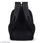Ibdar black laptop backpack school college office unisex  backpack