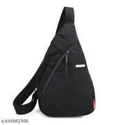 UNICOMMERCE>Chest Bag for Women Men Fashion Nylon Lightweight Shoulder Bag Front Back Sling Shoulder Bag Zipper Pouch Day Bag with Handle Casual Beige Chest Bag for Hiking, Work