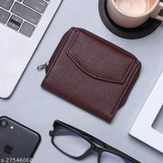 SAMTROH Girls Travel, Trendy Brown Artificial Leather Wallet (6 Card Slots)