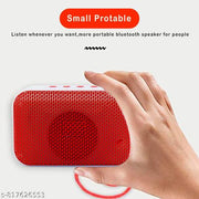 GeneCore BeatMini X1 Portable Bluetooth Speaker | Mini Wireless Bass Speaker with Mobile Stand, TWS Pairing, FM Radio, LED Lights & TF Card Support