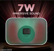 Portable Wireless Bluetooth Speaker with Rich Bass, Built-in Mic, and Carry Strap