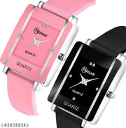 Women Analog Watches square Dial Watch combo