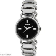 Women Silver Metal Analog Watch