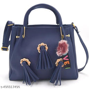Elegantt Blue Color Women Handbag