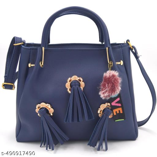 Elegantt Blue Color Women Handbag