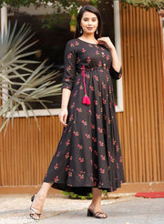 New Fancy Women's Floral Printed Rayon Comfortable Kurti