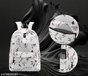 A backpack is a bag that is carried on the back with two shoulder straps. It can be used by students to carry their school supplies